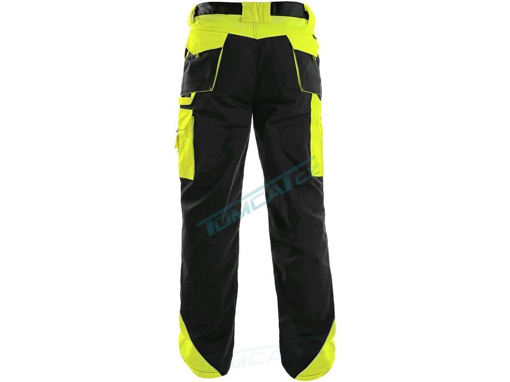 Kalhoty do pasu SIRIUS BRIGHTON, zkrácené, černo-žluté