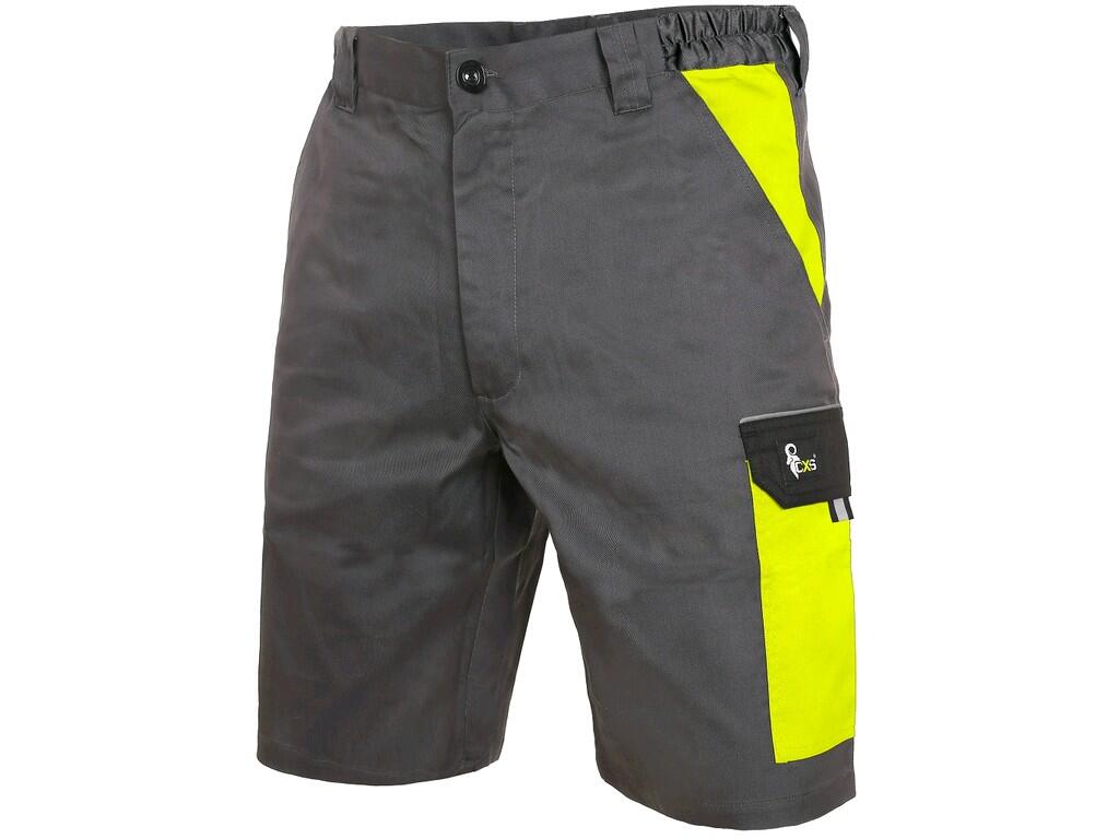 Kraťasy PHOENIX ZEFYROS, pánské, šedo-žluté