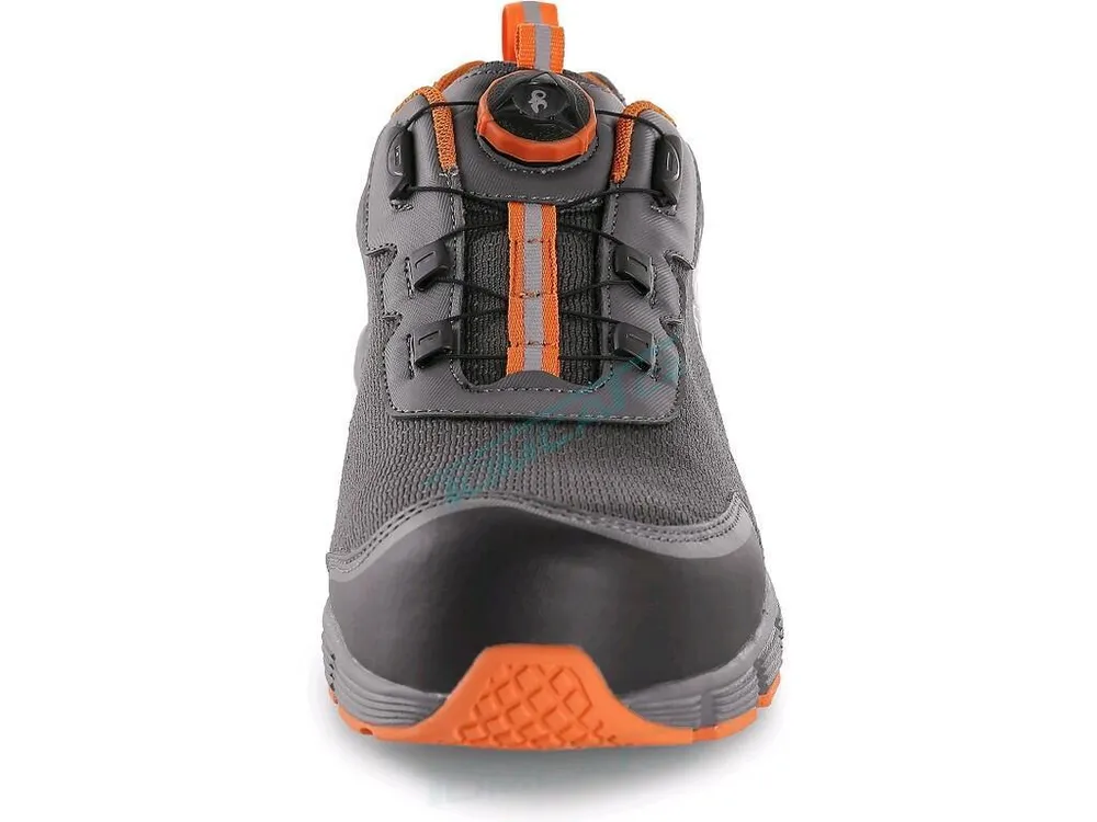 Obuv ISLAND PAROS S1P ESD polobotka,  černo-červená