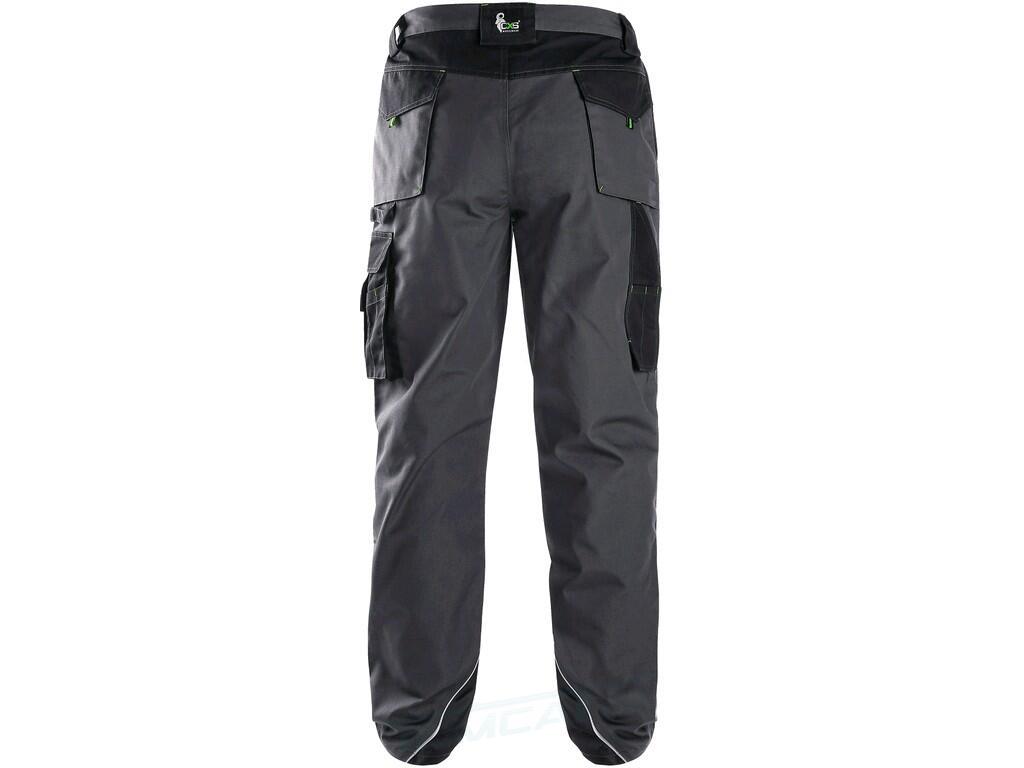 Kalhoty do pasu SIRIUS NIKOLAS, zkrácené, šedo-zelené