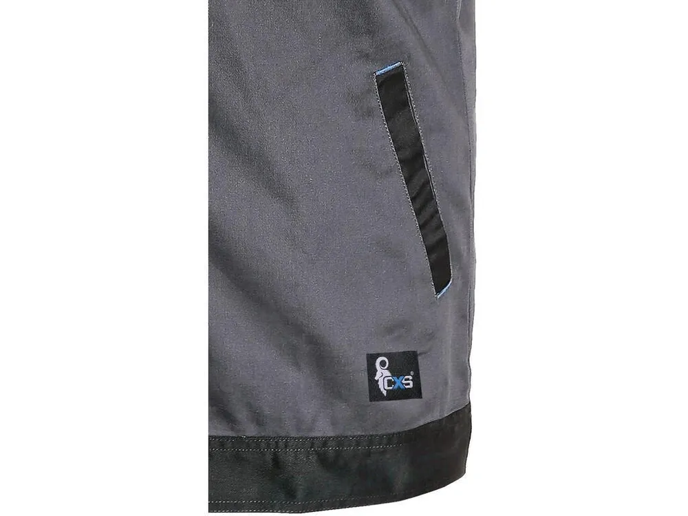 Blůza PHOENIX PERSEUS, zkrácená, šedo-modrá