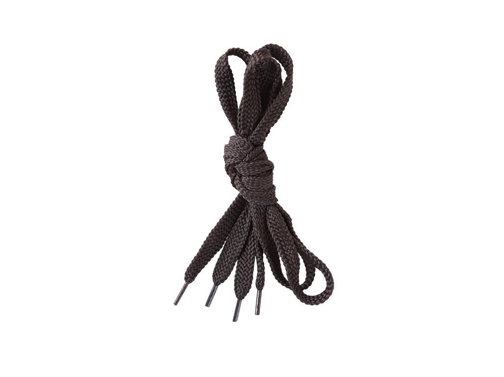 Tkaničky do obuvi ploché 110cm, černé