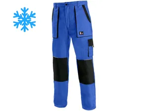 Kalhoty do pasu LUXY JAKUB, zimní, modro-černé