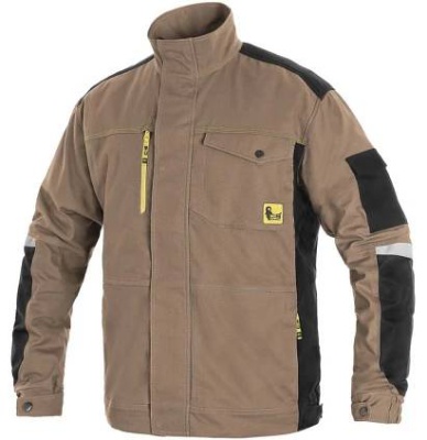 Blůza STRETCH, pánská, béžovo-černá