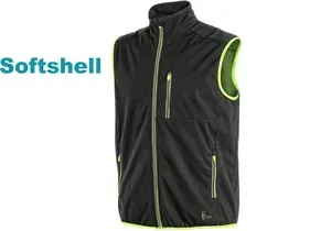 Vesta PASO softshellová pánská, černo-žlutá