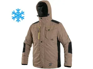 Bunda BALTIMORE zimní, pánská, béžovo-černá