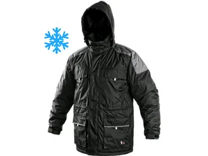 Bunda FREMONT zimní, pánská, černo-šedá