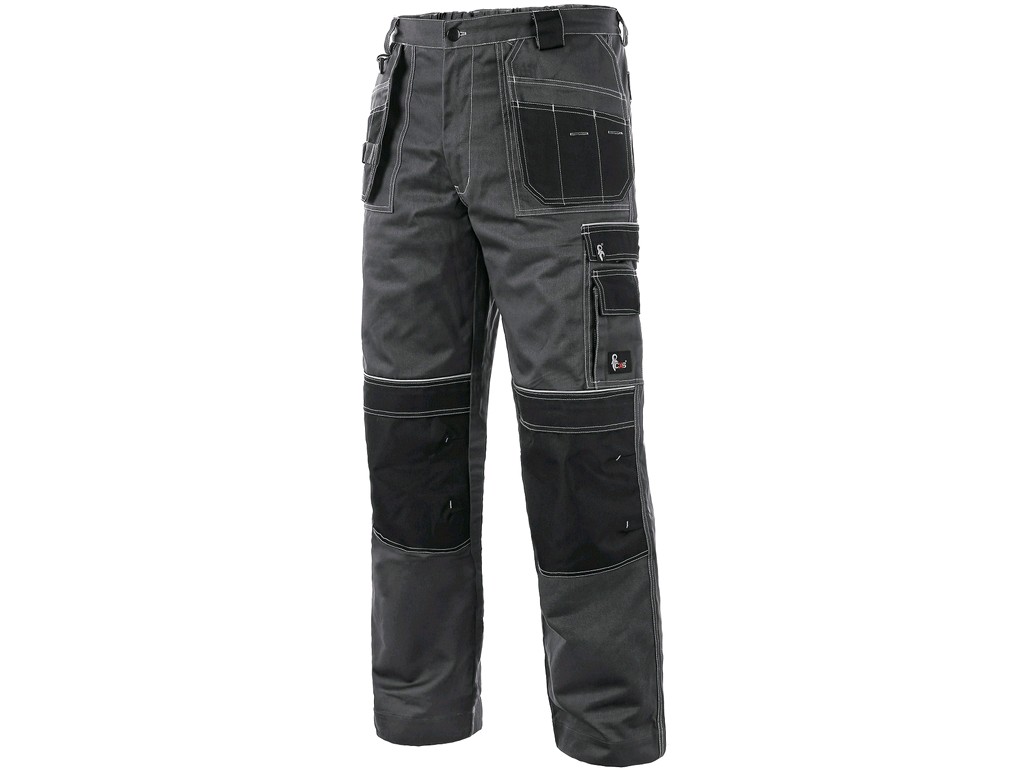 Kalhoty do pasu ORION TEODOR PLUS, šedo - černé