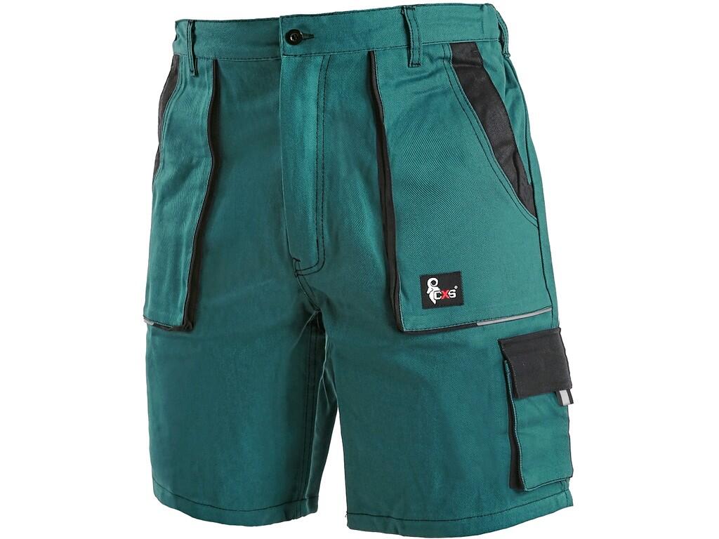 Kalhoty LUXY TOMÁŠ kraťasy zeleno-černé