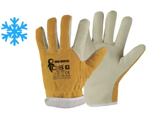 Rukavice URBI WINTER kožené