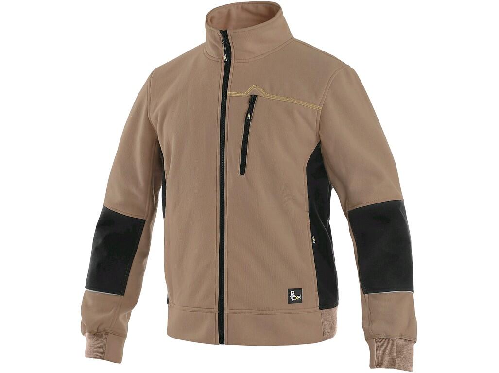 Mikina TEXAS pánská, béžovo-černá