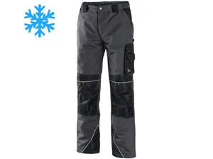 Kalhoty do pasu SIRIUS NIKOLAS, zimní, šedo-zelené