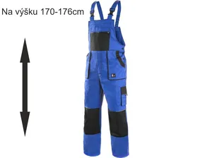 Kalhoty s laclem LUXY ROBIN, zkrácené, modro-černé