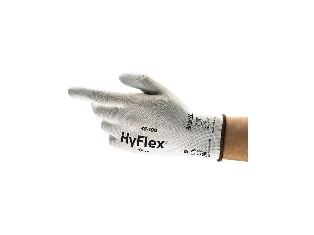Rukavice HYFLEX 48-100, máčené v polyuretanu