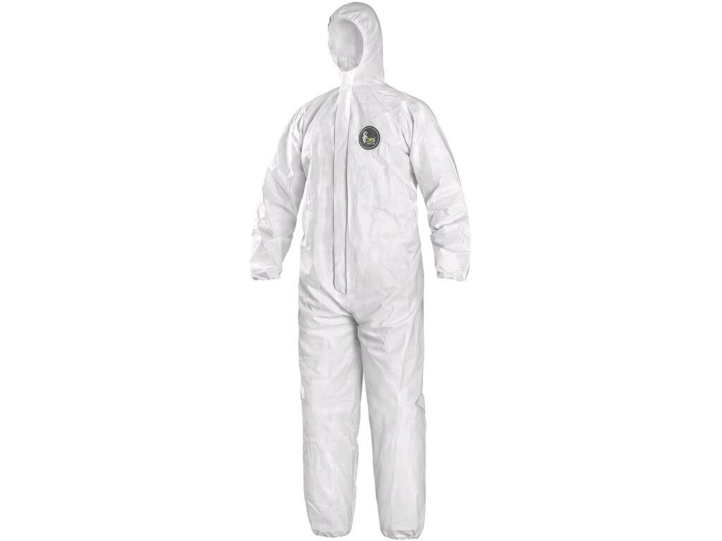 Jednorázový oblek CHEM100, bílý