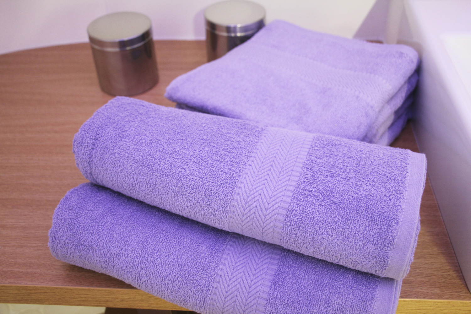 Ručník froté BOBBY TIBEX 50 x 100 cm, fialový