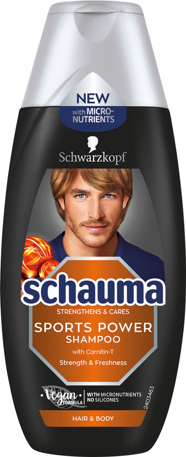 Šampon SCHAUMA MEN Sports 400 ml