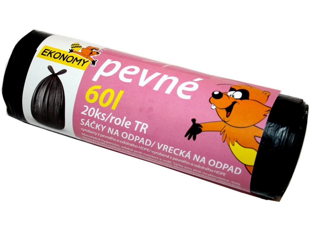 Sáčky na odpadky 60 L, 20ks