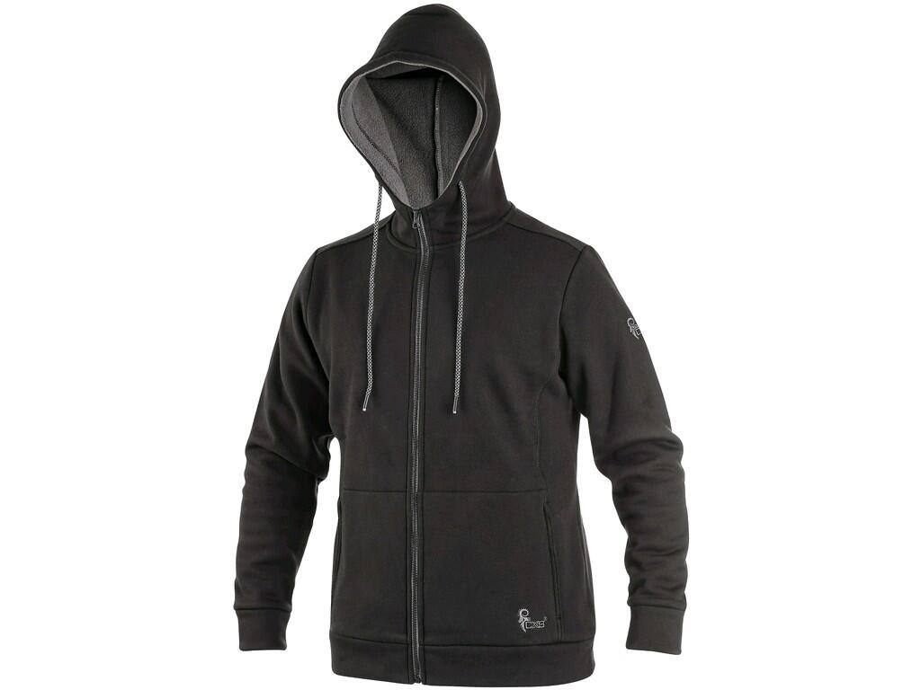 Mikina HARRISON pánská, černo-šedá