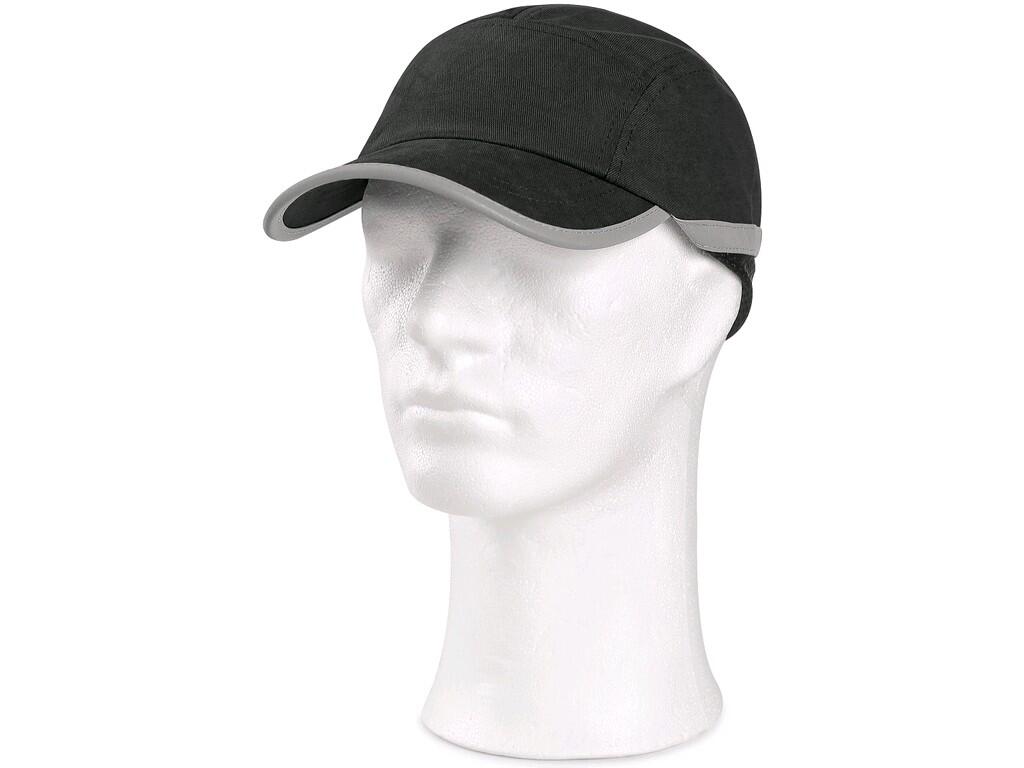 Čepice CRAN s plastovou výztuhou SM923, černá 