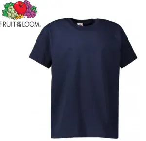 Dětské tričko Fruit of the Loom VALUEWEIGHT T, deep tmavě modrá