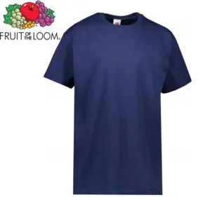 Dětské tričko Fruit of the Loom VALUEWEIGHT T, tmavě modrá