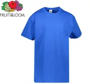 Dětské tričko Fruit of the Loom VALUEWEIGHT T, modrá