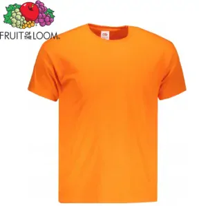Pánské tričko Fruit of the Loom VALUEWEIGHT T, oranžová