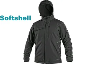 Bunda STRETCH softshellová, pánská, černá