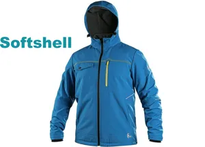 Bunda STRETCH softshellová, pánská, středně modrá