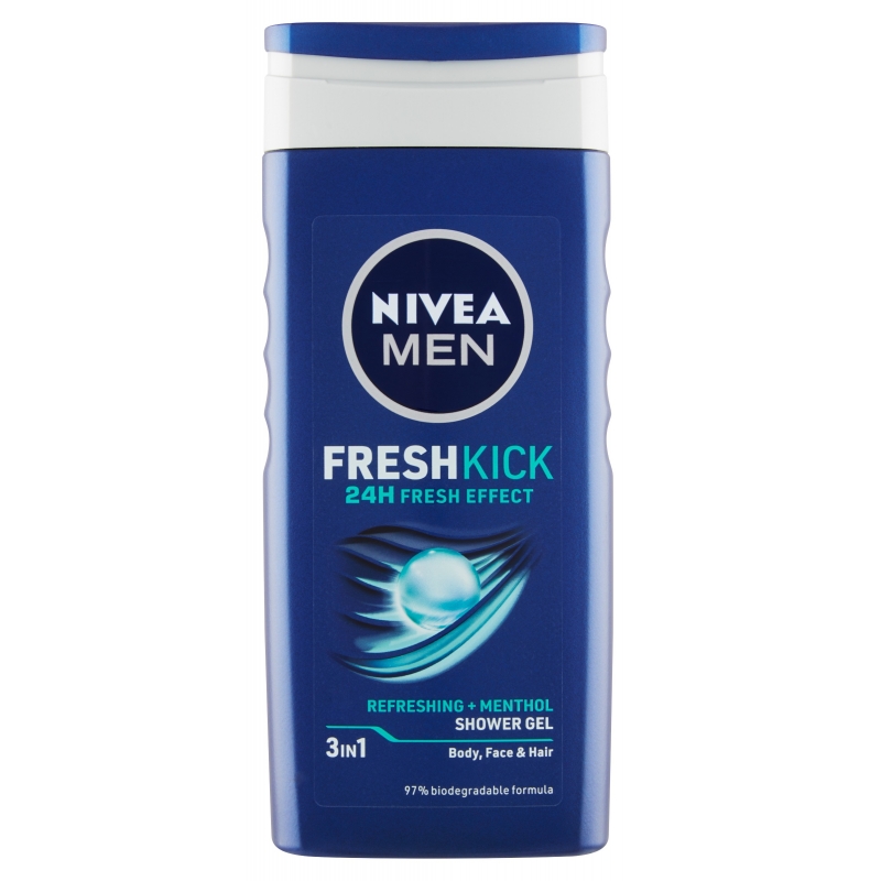 Sprchový gel NIVEA MEN Fresh/Cool Kick 250 ml