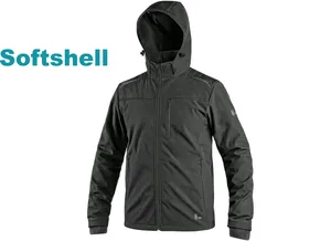 Bunda NORFOLK softshellová, pánská, černá 