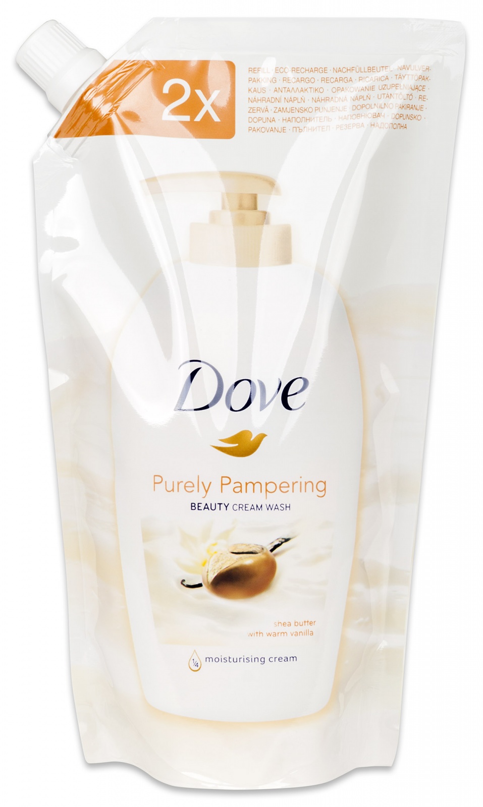 DOVE mýdlo tekuté Shea Butter náplň 500 ml