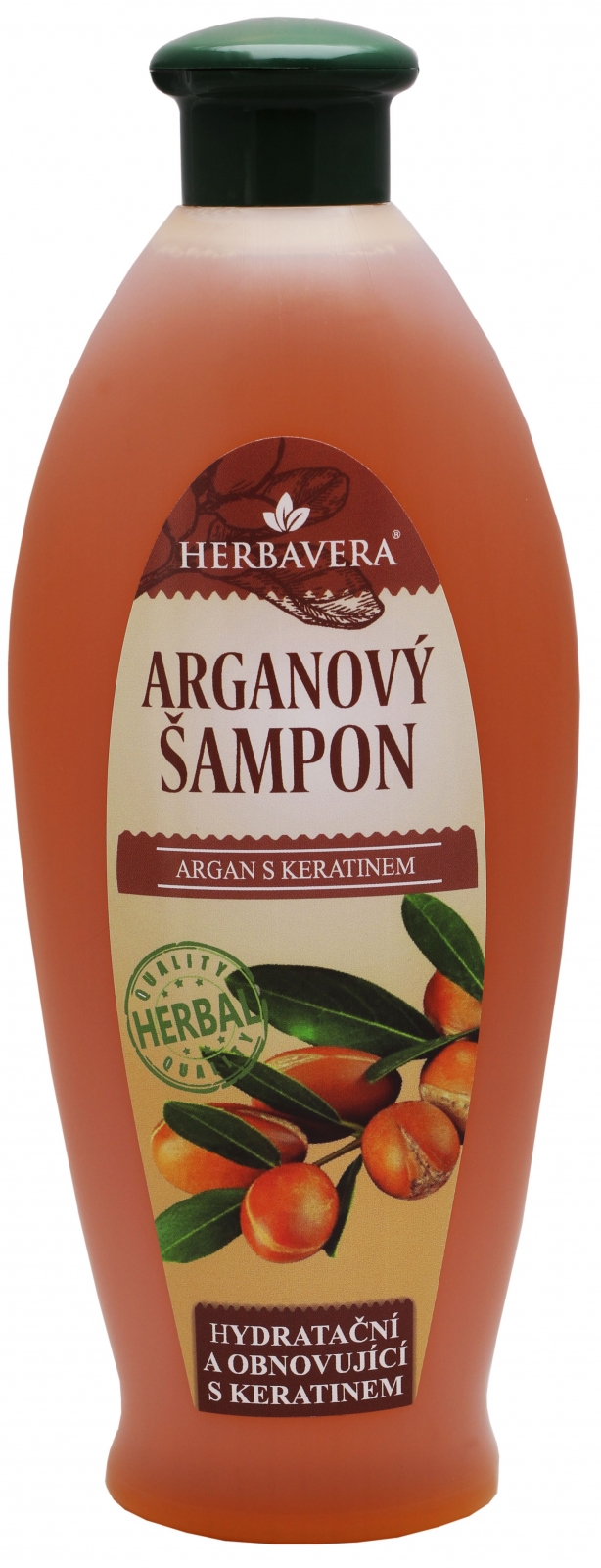 Šampon HERBAVERA Argan s keratinem 550 ml