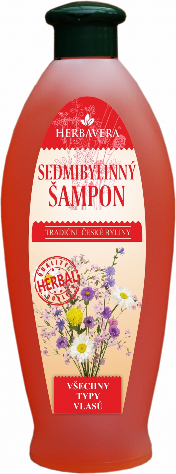 Šampon HERBAVERA Sedmibylinný 550 ml