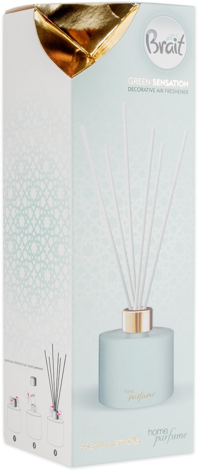 BRAIT vonné tyčinky Premium Green Sensation 100 ml