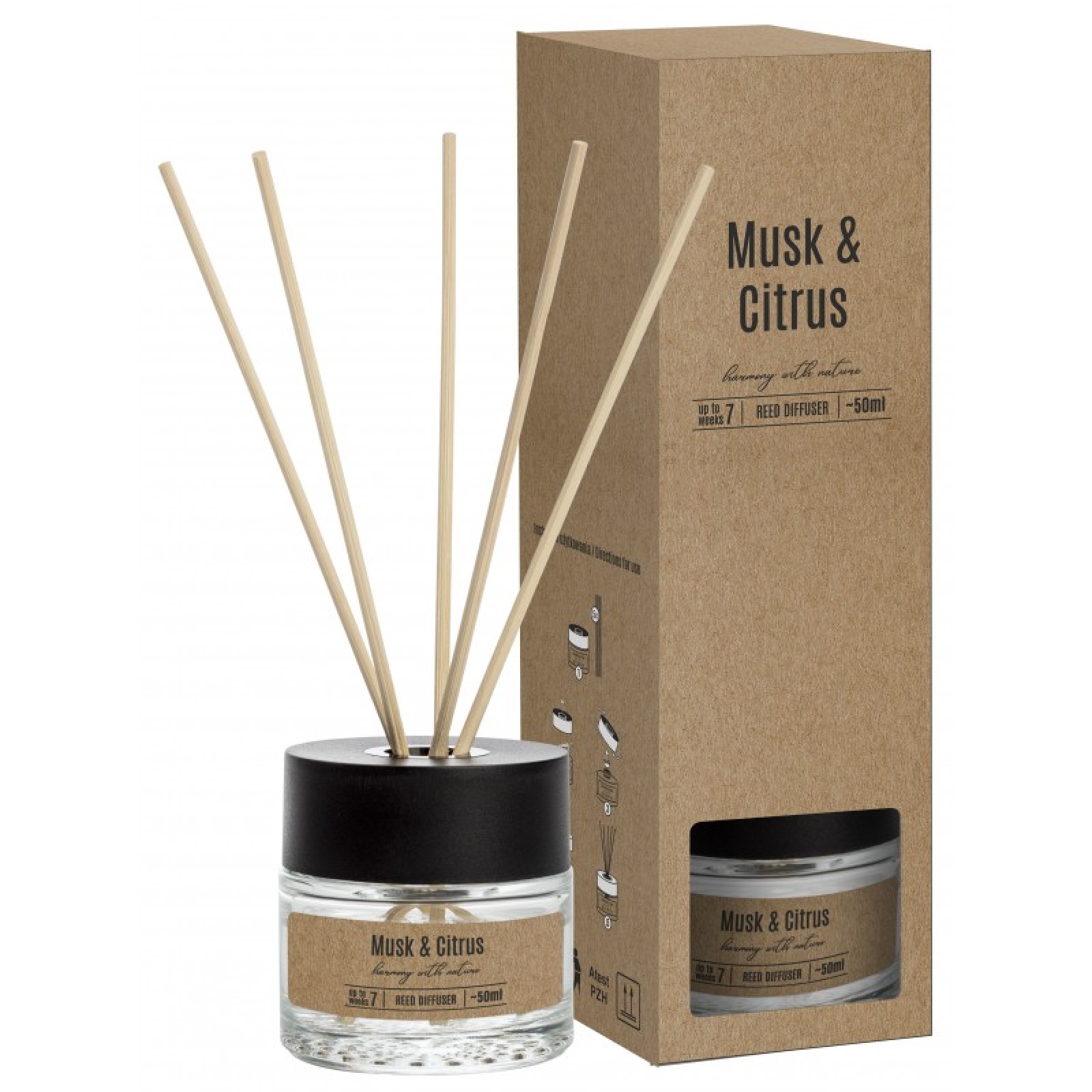 BISPOL vonný difuzér Musk & Citrus 50 ml