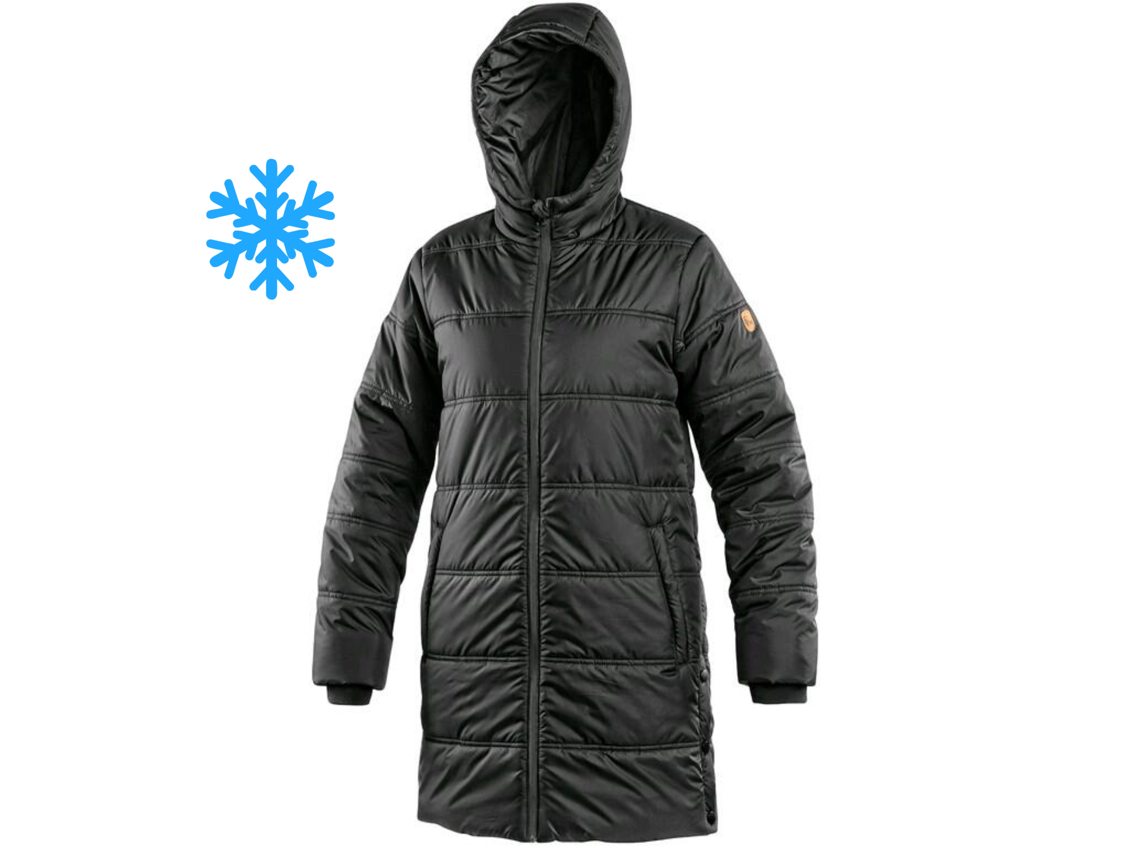 Kabát WICHITA zimní dámský, černý