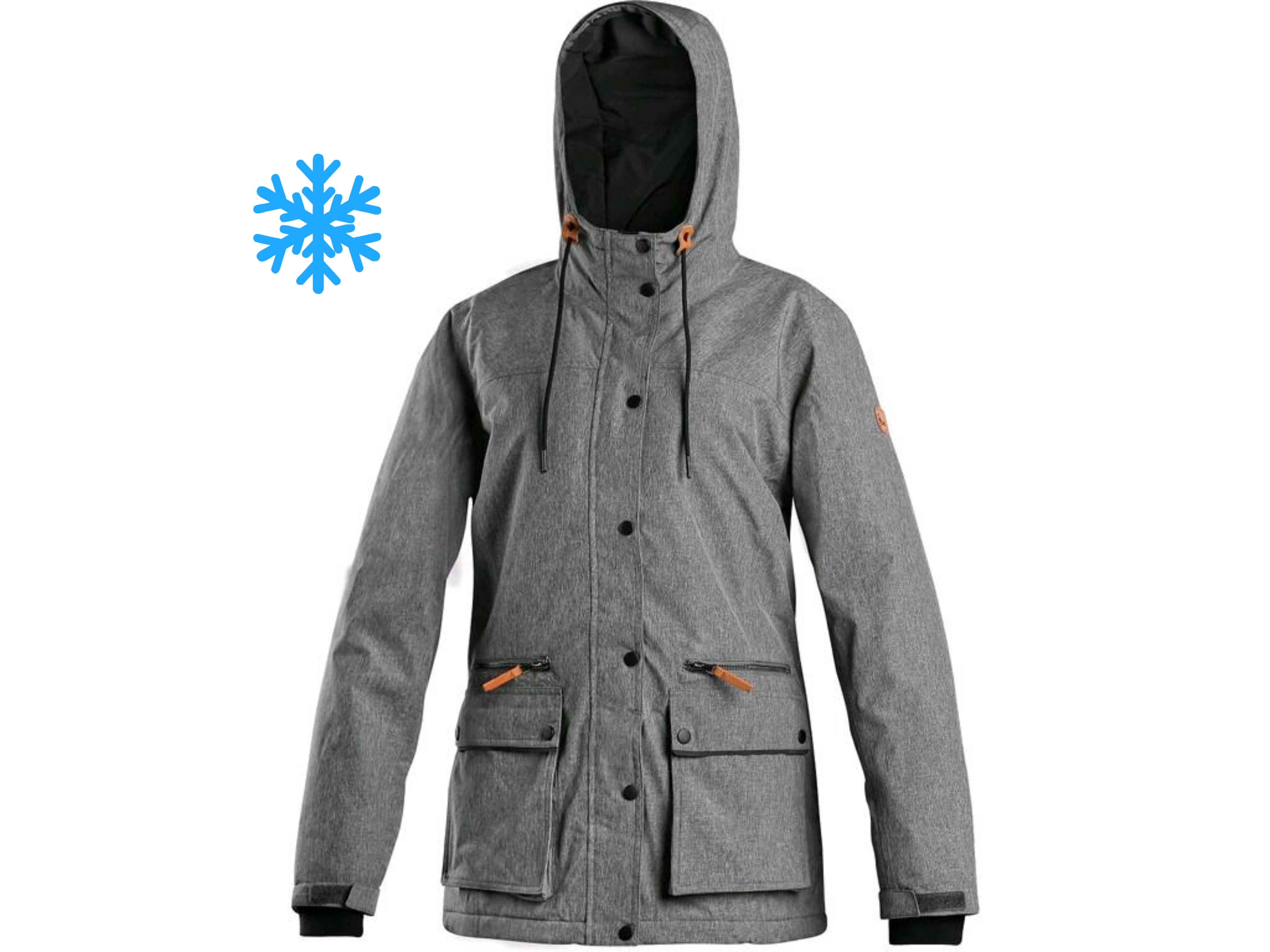 Bunda ARIZONA zimní dámská, šedá