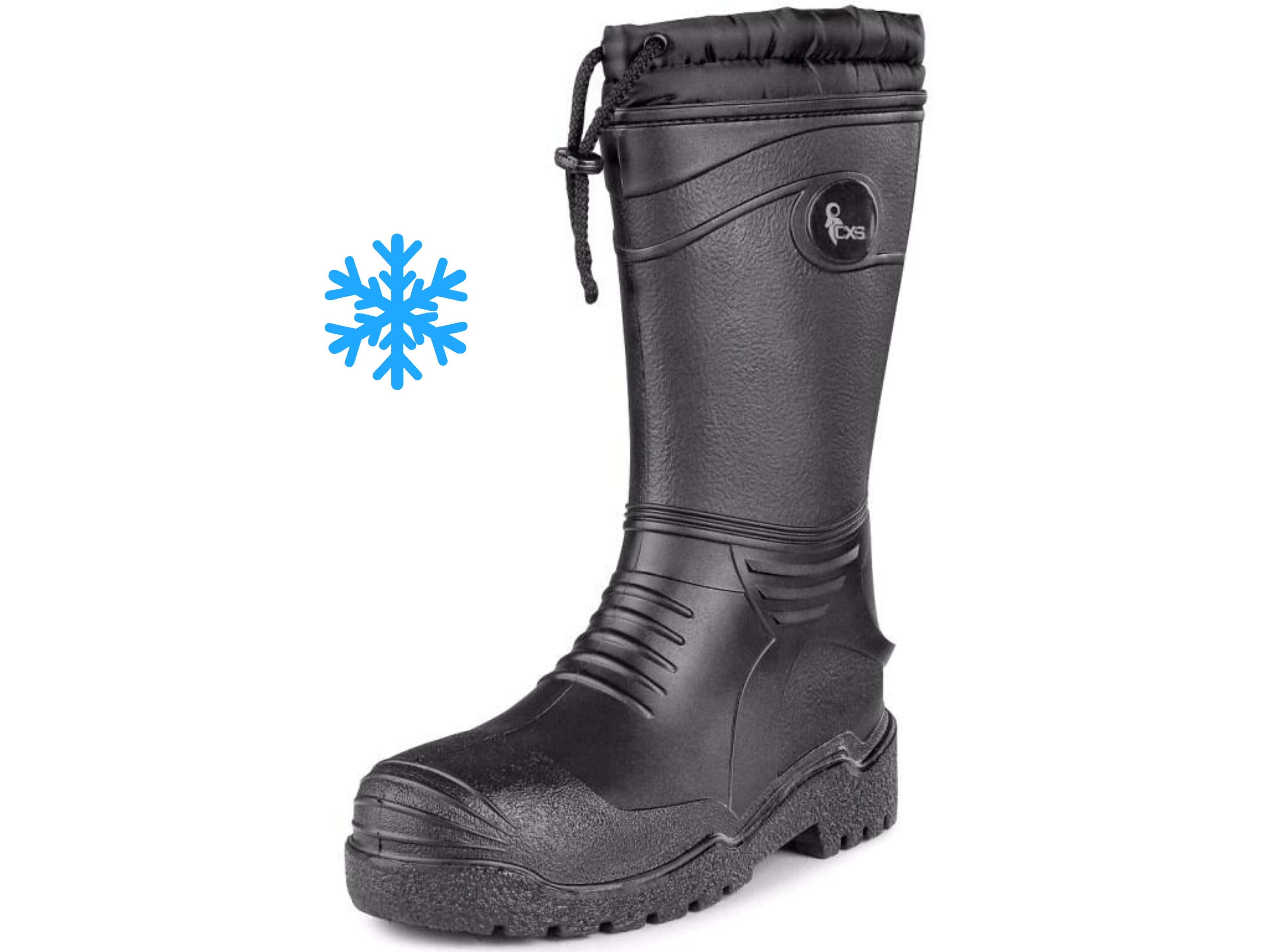 Holínky FROSTA zimní, černá