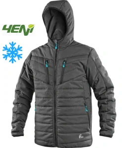 Bunda 4ENVI PORTLAND, zimní, pánská, tmavě šedá