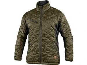 Bunda MALIBU hybridní, pánská, khaki-černá