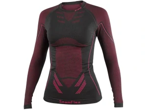 Tričko SEAMFLEX LADY dámské, funkční, černo-růžové
