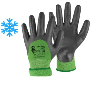 Rukavice DOUBLE ROXY WINTER, zimní, máčené v nitrilu, vel. 10