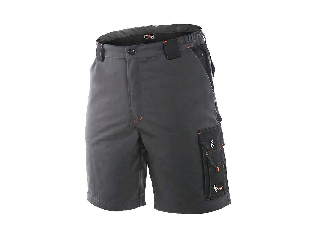 Kraťasy SIRIUS ELIAS šedo-oranžové
