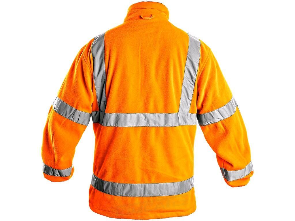 Mikina PRESTON fleecová, reflexní oranžová