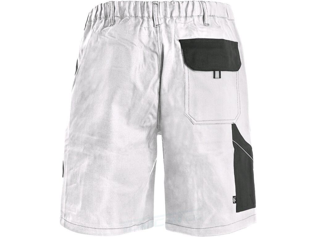 Kalhoty LUXY TOMÁŠ kraťasy bílo-šedé