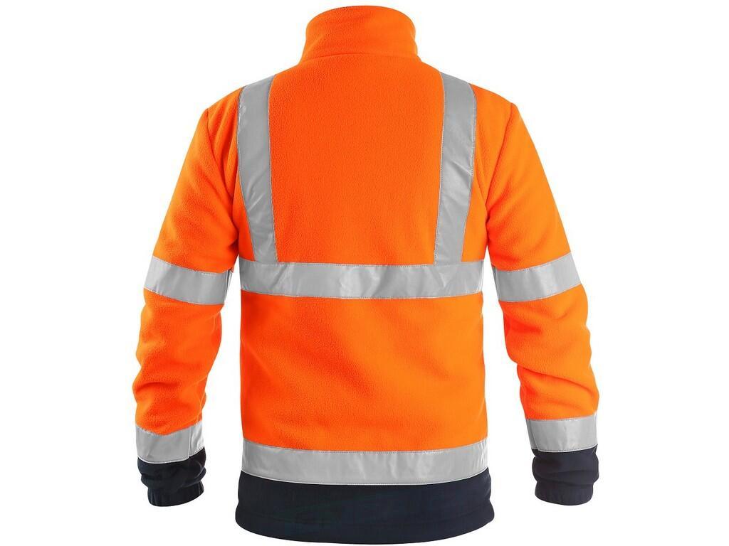 Mikina PRESTON fleecová, reflexní oranžová