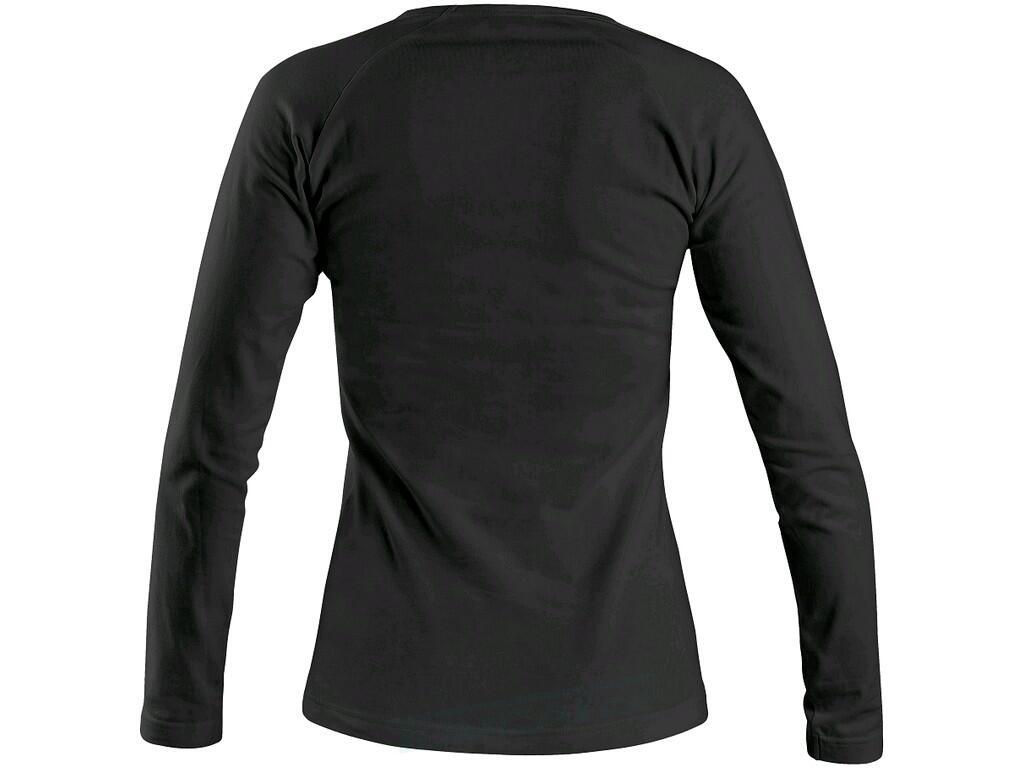 Tričko MARY do V dámské, černé