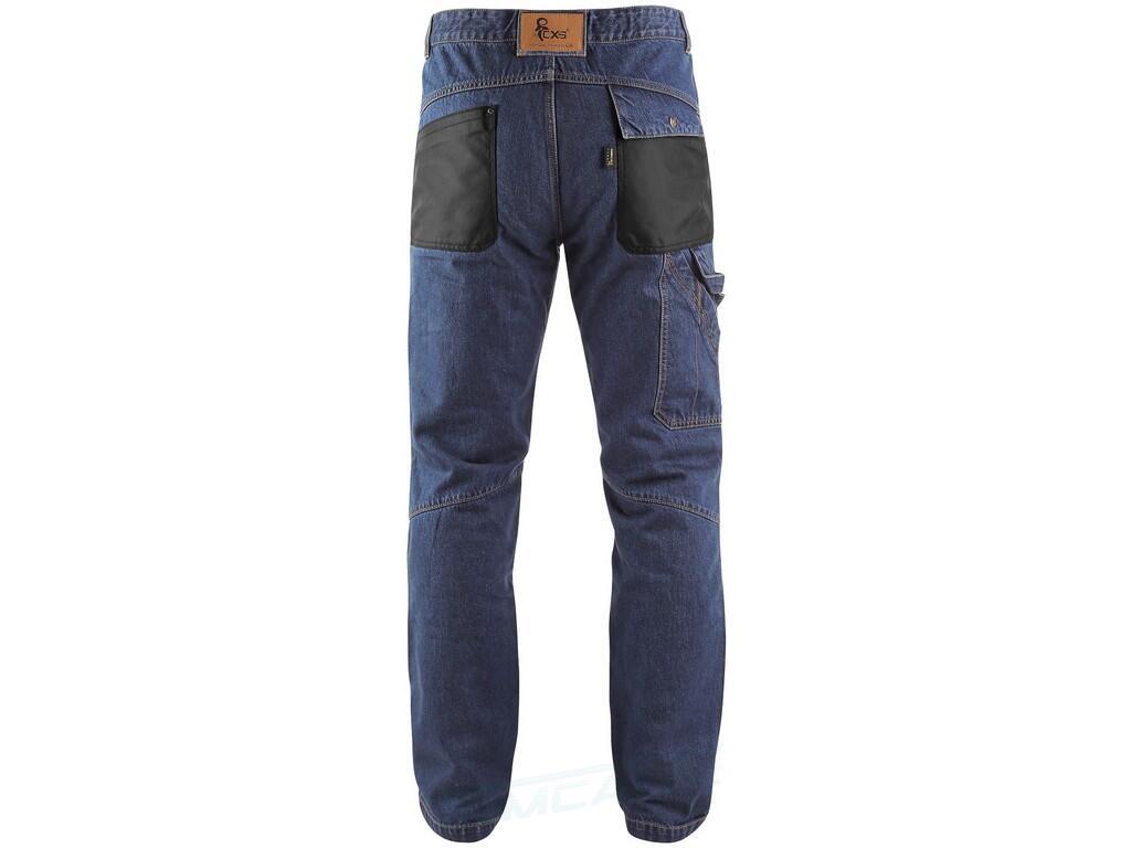 Kalhoty jeans NIMES I pánské, modro-černé